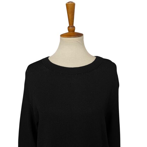 St. John Basics Knit Sleeve Sweater Workwear Lagenlook Oversized Size Small - Picture 3 of 8